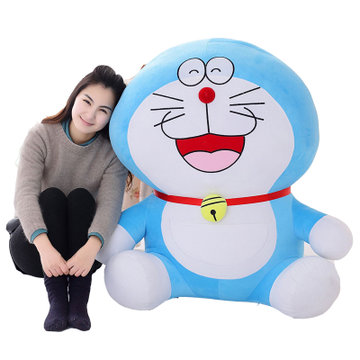 哆啦a梦公仔 叮当猫 毛绒玩具 机器猫抱枕 生日结婚礼物送女友(大笑