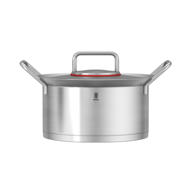 汤锅*莱德斯汤锅 优质不锈钢无涂层厨房烹饪平底深烧锅电磁炉通用返回