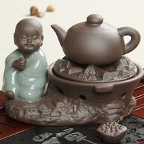 关耳窑 蒸蒸日上哥窑香炉 香道香宠 陶瓷茶具配件 茶道零配 2014CCXD3(蒸蒸日上（品茶）)