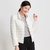 鸭鸭2017新款女装韩版修身羽绒服女立领冬季短款时尚羽绒服B-361(白色 155)