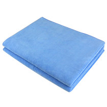 布雷什(BOLISH)超细高质纤维洗车毛巾吸水毛巾擦车毛巾 磨绒加厚(单条装浅蓝色60*160)