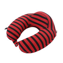 JIAOBO娇帛 记忆棉U型枕旅行枕（新疆西藏青海不发货）(红黑)