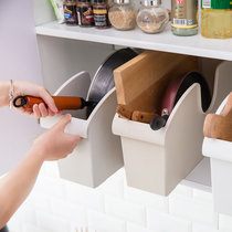 厨房用品收纳整理架调料架多功能储物整理收纳刀架(米色 单个装)