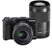 佳能(Canon) EOS M3 (18-55+55-200mm)微单双头套机(黑色 套装七)