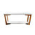茶几实木北欧美式现代简约茶桌椅组合方小户型客厅多功能茶桌(白色)