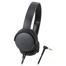 铁三角（Audio-technica）ATH-AR1iS 轻便携型耳罩式智能手机耳麦 黑色