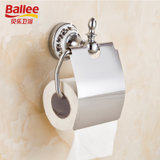 贝乐BALLEE G9405 青花瓷纸巾架 厕所纸巾盒 欧式五金挂件 卷纸架(铬色)