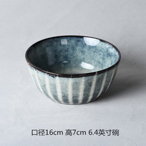 艺家釉下彩日式陶瓷碗个性餐具套装吃面碗家用面条碗饭碗汤碗创意(深蓝色 默认版本)