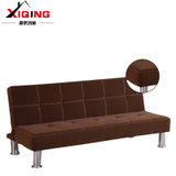 喜庆创意 多功能沙发床可折叠小户型客厅单人简约现代1.7米两用床(红色皮1.7米 默认)