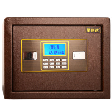 甬康达 BGX-D1-300 电子密码小型办公家用古铜色保险保管箱