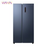 美的华凌 BCD-549WKPZH 对开门一级能效风冷无霜变频电冰箱549L(蓝色 549升)