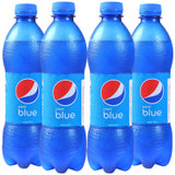 【包邮】印尼进口网红蓝色可乐梅子味碳酸饮料450ml*4瓶