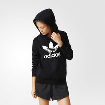 adidas阿迪达斯三叶草女装卫衣套头衫 AJ8407(黑色)
