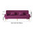 小户型布艺沙发简易店面公寓出租房客厅可折叠单双三人网红沙发床(长0.6米-宽0.6米（脚踏） 亮紫色-棉麻-透气)