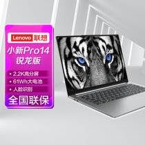 联想小新Pro14高性能轻薄本 14英寸全面屏笔记本电脑(6核R5-5600H 16G 512G 2.2K 低蓝光 护眼屏)锐龙版