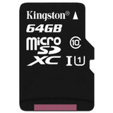 金士顿（Kingston）TF卡 64G手机卡 Class10 80M/S存储卡UHS-I高速卡内存卡