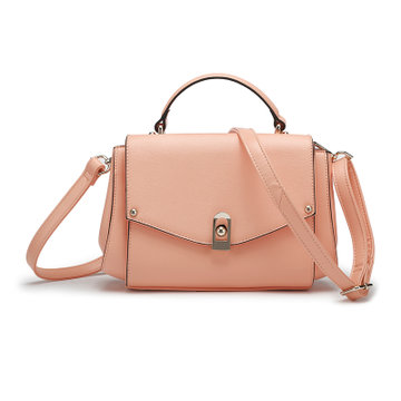 红蜻蜓潮流女士单肩斜跨两用女包6452f0561636465浅橙