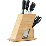 （AISHUBEI） 厨房刀架刀座菜刀置物架子厨房用品家用创意多功能放刀具收纳架S(加厚款刀架-带防滑脚垫)