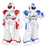 升级版智能遥控感应机器人玩具婴幼儿童男女孩机器人玩具买同款1只送同款1只(白兰)