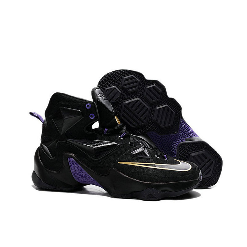 nike 詹姆斯13代全明星战靴 精英高帮气垫圣诞版战靴篮球鞋(黑人月