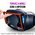 裳品红颜 新款VR眼镜手机用3D虚拟现实头盔魔镜蓝光眼镜 头戴式影院电影眼镜(黑色)第2张高清大图