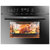 美的（Midea）星爵36L蒸烤一体机嵌入式烤箱家用多功能二合一大容量电蒸箱 TQN36TXJ-SA(黑色 星爵系列)