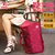达派拉杆包手提旅行包男女时尚行李包拉杆包商务大容量旅游登机包842(红色)