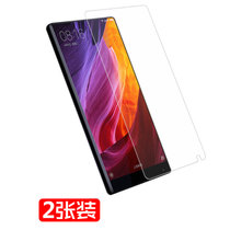 2片装小米8小米6X/5X/mix2红米6A/note5a/5Plus/5A/8SE/钢化膜玻璃膜贴膜透明手机保护膜(钢化膜-2片 小米mix)