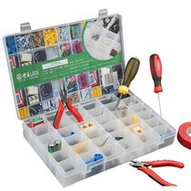 老A 多功能塑料PP电子元件盒收纳盒螺丝盒分隔钉子盒首饰盒零件盒
