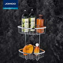 九牧（JOMOO）浴室挂件不锈钢三角篮置物架卫浴挂件937013/937019 单层角篮/双层角篮(双层)