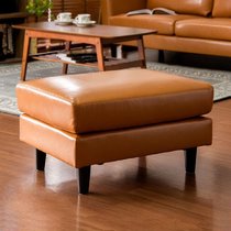 TIMI 现代简约PU沙发 日式PU沙发组合 小户型沙发组合 北欧时尚沙发(咖啡色 脚踏)