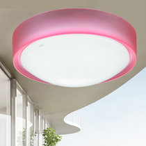 雷士 LED吸顶灯 圆形卧室门厅阳台过道玄关走廊厨卫灯具EPX9002(6W粉红色)