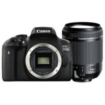 佳能（Canon） EOS 750D 单反相机 机身搭配 腾龙18-200mm 单反套机(官方标配)