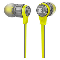 JBL T180A 重低音HIFI入耳式耳机便携运动耳塞苹果手机线控带麦通用立体声(黄色)