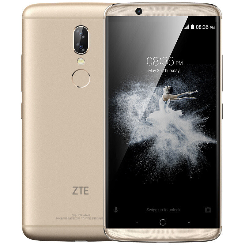 中兴(zte)天机7s(a2018)全网通4g安全手机(双卡双待,双扬声器,5.