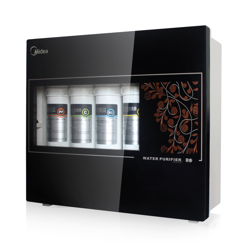 美的(midea) mro102c-4 反渗透净水机(双出水,厨房过滤器纯水机)