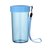 广告批發可定制水杯带提绳塑料杯子订做刻字印LOGO开业活动赠礼品(天空蓝（310ML）)