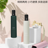 宝迪妮全自动晴雨黑胶防晒防紫外线遮阳伞(梦幻黑 全自动8骨黑胶防晒晴雨两用款)