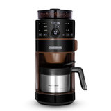 摩飞（Morphyrichards）MR1103咖啡机全自动磨豆家用咖啡机不锈钢保温咖啡壶 豆粉两用