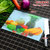 抗菌防霉钢化玻璃菜板小分类砧板水果垫板粘板厨房家用切菜板案板(35*25无孔菠萝细纹款)