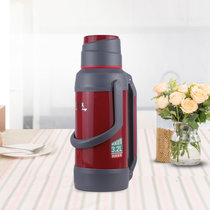 塑料热水瓶家用 大号 3.2l茶瓶开水瓶普通暖瓶保温瓶暖壶学生宿舍(深红色788 内胆+外壳)