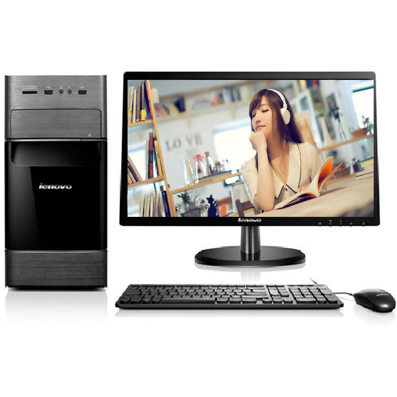 【联想h430台式电脑20寸显示器图片】联想(lenovo)家悦h430 台式电脑