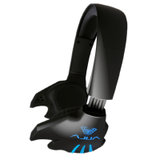 狼蛛（AULA）电音幽灵USB头戴式电脑竞技游戏耳机(黑色)