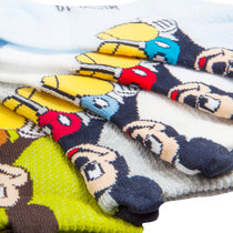 迪士尼宝宝婴儿袜米妮宝宝袜棉袜6双装颜色随机(M1520 米奇宝 12-14)