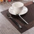有乐 PVC隔热垫 餐桌垫 环保耐脏西餐垫（相框）zw205(咖啡)第2张高清大图