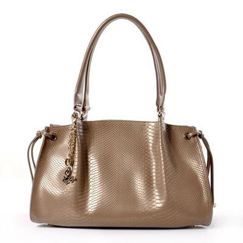 金狐狸/foxer 欧美时尚贵族气质女式肩挎包 910004-1e灰铜色