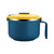 纳宝士304不锈钢泡面碗带盖大号学生宿舍饭盒泡面杯 蓝PMW-01A 1000ML加大容量
