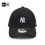【薇娅推荐】NEW ERA纽亦华棒球帽MLB系列NY洋基队经典时尚情侣弯檐帽黑色白标(黑色)