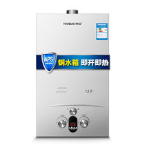 韩宝（HANBAO）8升10升12升速热燃气热水器 家用煤气强排式天然气液化气热水器 JSQ01不包安装不包(12升)