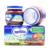 美林（Mellin） 苹果蓝莓果泥 100g*2